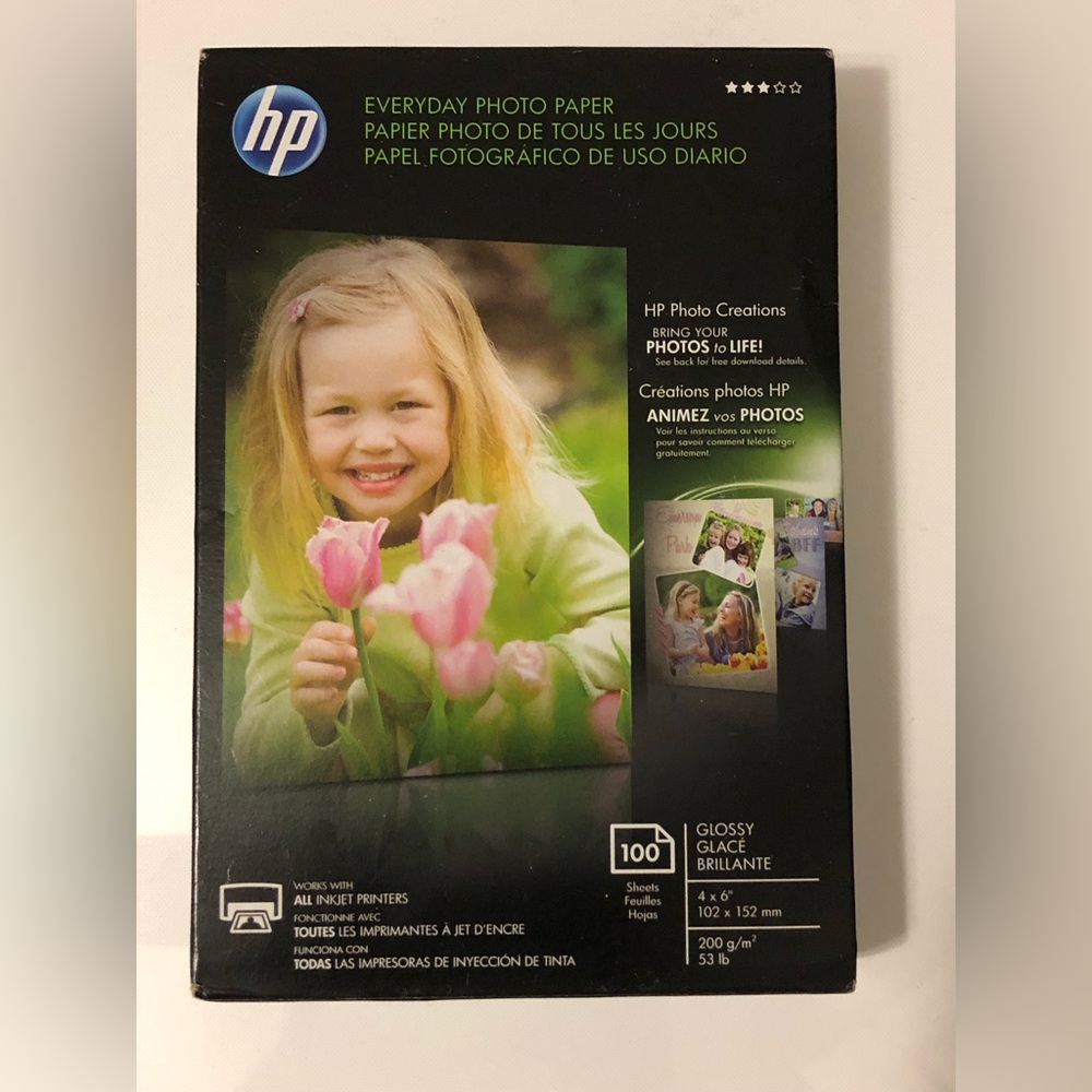 HP Photo Paper 4x6